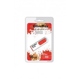 Флеш-накопитель 16Gb OltraMax 250, USB 2.0, пластик, красный