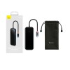 USB-концентратор Baseus BS-OH090, AcmeJoy, 7 Гнезд, PD, 2xUSB3.0, 1xHDMI, SD, TF, кабель Type-C, цвет: чёрный