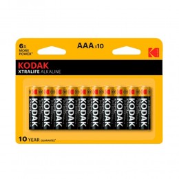 Батарейка AAA Kodak LR03-10BL XTralife, 1.5B, (10/120/480), (арт.Б0014331)

