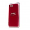 Чехол силиконовый FaisON для APPLE iPhone 5/5S/SE, №37, Silicone Case, цвет: бордовый