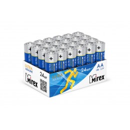 Батарейка AA Mirex LR6-24Box Ultra Alkaline, 1.5B, (24/480)