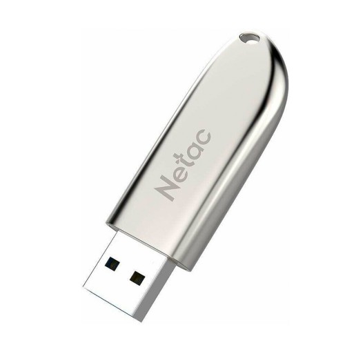 Флеш-накопитель 32Gb Netac U352, USB 3.0, пластик, серебряный