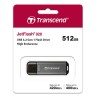 Флеш-накопитель 512Gb Transcend JetFlash 920, USB 3.1, пластик, серый, тёмный