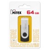 Флеш-накопитель 64Gb Mirex SWIVEL, USB 2.0, пластик, чёрный