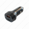 Блок питания автомобильный 1 USB, Type-C Earldom EC-CC2 C-IOS, 3000mA, QC3.0, PD3.0, кабель Type-C, 8-pin, цвет: чёрный