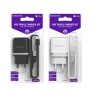 Блок питания Borofone BA25A 2 USB, 2400mA, чёрный
