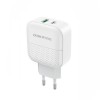 Блок питания Borofone BA46A 18Вт с USB и Type-C, белый