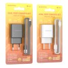 Блок питания 2 USB Borofone BA53A, 2100mA, чёрный, Type-C
