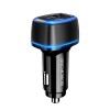 Блок питания автомобильный Borofone BZ14, 2 USB, 2400mA, чёрный
