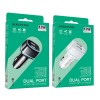 Блок питания автомобильный Borofone BZ14, 2 USB, 2400mA, чёрный
