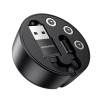 Кабель USB 8 pin, Type-C, микро USB Borofone BU26, 2.0A, чёрный
