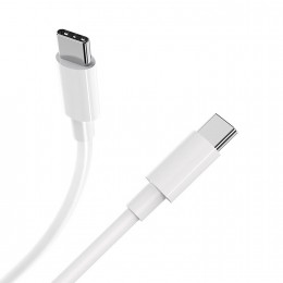 Кабель Type-C - Type-C Borofone BX44, 2.0м, 5.0A, цвет: белый

