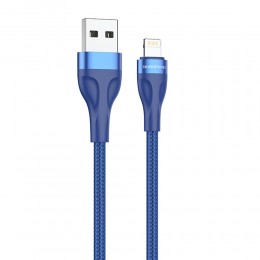 Кабель USB - 8 pin Borofone BX61 Source, 1.0м, 2.4A, цвет: синий
