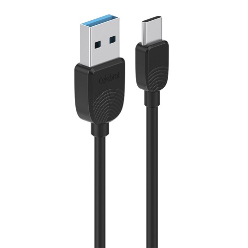 Кабель USB - Type-C Celebrat SKY-2T, 1.0м, цвет: чёрный