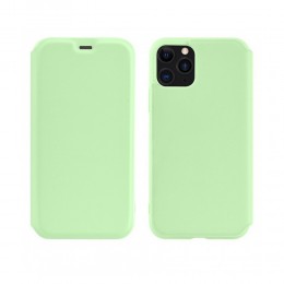 Чехол-книжка HOCO для APPLE iPhone XI Pro Max, Colorful Series, Lliquid silicone case, цвет: зелёный
