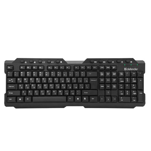 Клавиатура беспроводная Defender Element HB-195 RU, черная
