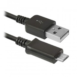 Кабель USB - микро USB Defender USB08-03H , 1.0м, 2.0A, цвет: чёрный