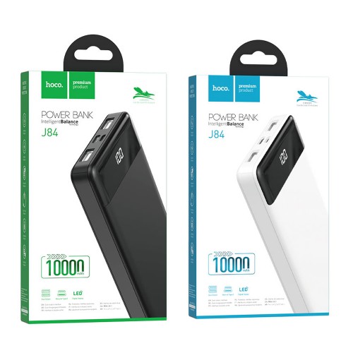 Аккумулятор внешний HOCO J84, Cool, 10000mAh, цвет: чёрный