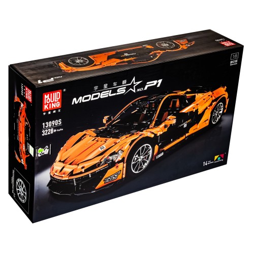 Конструктор MOULD KING 13090S: Спортивная машина, 3228 деталей
