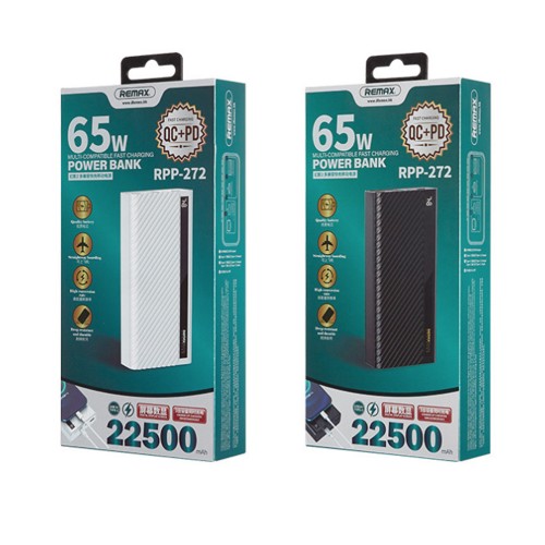 Внешний аккумулятор Remax RPP-272 Hunyo II, 22500mAh, белый
