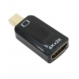 Переходник mini DisplayPort(m) - HDMI(f) VCOM CA334, 4k x 2k, цвет: чёрный