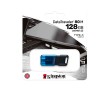 Флеш-накопитель 128Gb Kingston DataTraveler 80, USB 3.2 gen, Type-C, OTG, чёрный, серебряный