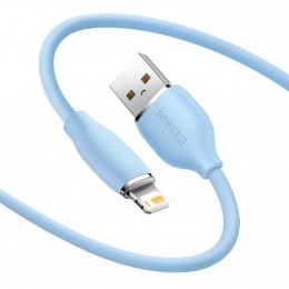 Кабель USB - 8 pin Baseus CAGD000103 Jelly liquid, 2.0м, 2.4A, цвет: синий