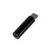 Переходник 8 pin(m) - Jack 3,5mm(f), круглый, Bluetooth, чёрный
