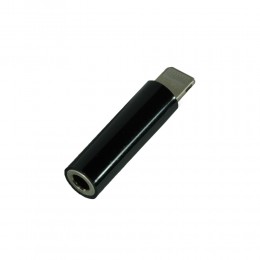 Переходник 8 pin(m) - Jack 3,5mm(f) без бренда GL040, круглый, bluetooth, цвет: чёрный
