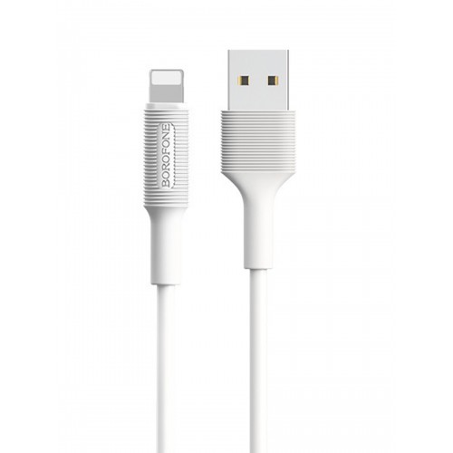 Кабель USB 8 pin Borofone BX1 EZSync, 1.0м, 2.0A, белый
