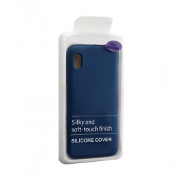 Чехол силиконовый FaisON для SAMSUNG Galaxy A51, №40, Silicone Case, цвет: тёмный, синий
