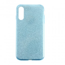 Чехол силиконовый без бренда для HUAWEI P30 Pro, Diamond, цвет: синий
