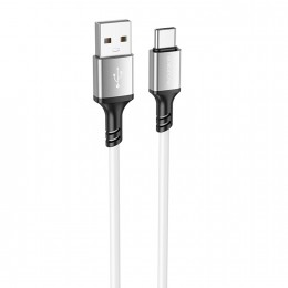 Кабель USB - Type-C Borofone BX83 Famous, 1.0м, 3,0А, цвет: белый