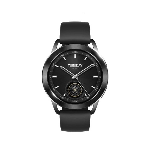 Часы умные XIAOMI, Watch S3, цвет: черный, (арт.BHR7874GL), RUS