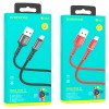 Кабель USB 8 pin Borofone BU33, 1.2м, 2.4A, чёрный
