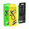 Кабель USB - микро USB Borofone BX34, 1.0м, 2.4A, чёрный
