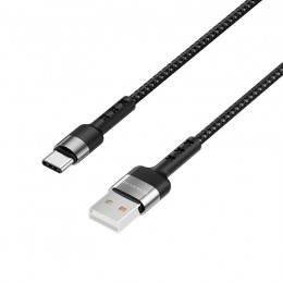 Кабель USB - Type-C Borofone BX34 Advantage, 1.0м, 3,0А, цвет: чёрный
