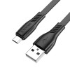 Кабель USB - микро USB Borofone BX85, 1.0м, 2.4A, цвет: чёрный