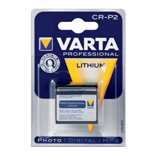 Батарейка Varta CR-P2-1BL Professional Lithium, 6В, Li, (1/10/100)