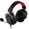 Наушники полноразмерные Defender Zeus X, Redragon, USB, 1.8 м, цвет: чёрный, с красной вставкой