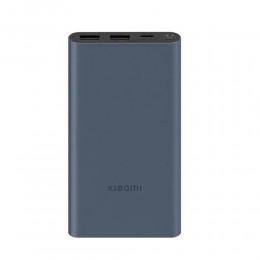 Аккумулятор внешний XIAOMI PB100DZM, 3, 10000mAh, цвет: синий, чёрный, (арт.6934177744211)