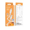 Кабель USB - микро USB Borofone BX94 Crystal Color, 1.0м, серый
