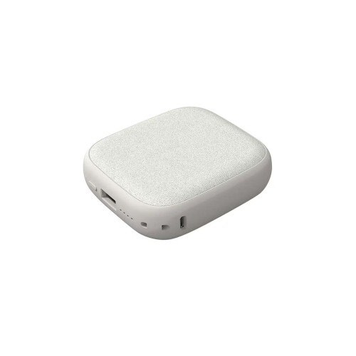 Аккумулятор внешний XIAOMI W5, SOLOVE, 10000mAh, пластик, беспроводная зарядка, 2 USB выхода, 2.1A, цвет: белый