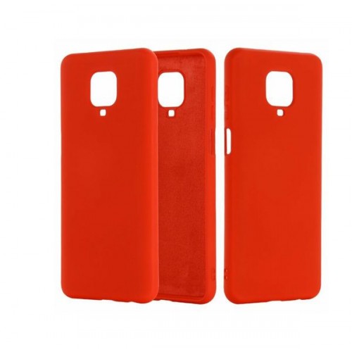 Чехол силиконовый FaisON для XIAOMI Redmi Note 9S/ 9 Pro/ 9 Pro Max, №14, Silicone Case, цвет: красный