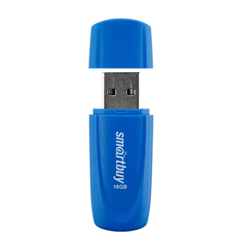 Флеш-накопитель 16Gb SmartBuy Scout, USB 2.0, пластик, синий