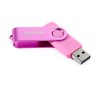 Флеш-накопитель 16Gb SmartBuy Twist, USB 2.0, пластик, розовый