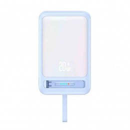 Аккумулятор внешний Usams US-CD219, XM Series, 10000mAh, PD20W, QC3.0, кабель Type-C, цвет: синий