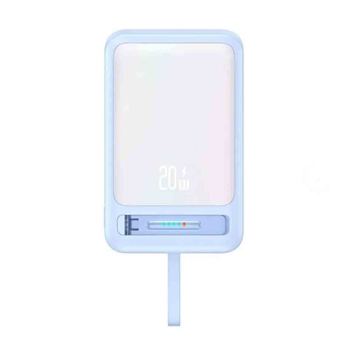 Аккумулятор внешний Usams US-CD219, XM Series, 10000mAh, PD20W, QC3.0, кабель Type-C, цвет: синий