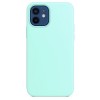 Чехол силиконовый без бренда для SAMSUNG Galaxy M11, Silicon Case Full, тонкий, непрозрачный, матовый, цвет: бирюзовый, без логотипа