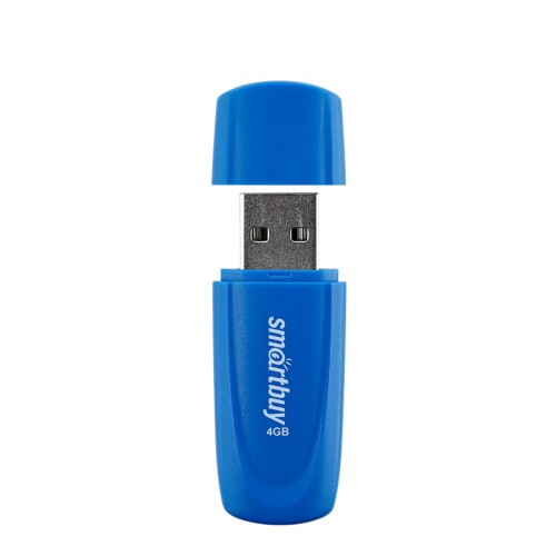 Флеш-накопитель 4Gb SmartBuy Scout, USB 2.0, пластик, синий